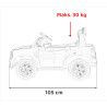Pojazd Ford Ranger LIFT, Żółty Pickup