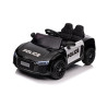Audi R8 Policja na akumulator dla dzieci + Pilot + EVA + Wolny Start + MP3 LED