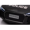 Audi R8 Policja na akumulator dla dzieci + Pilot + EVA + Wolny Start + MP3 LED