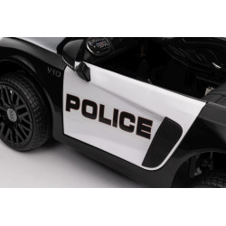 Audi R8 Policja na akumulator dla dzieci + Pilot + EVA + Wolny Start + MP3 LED