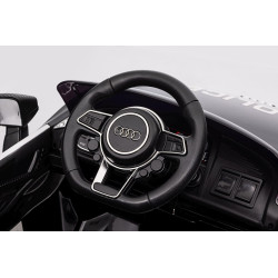 Audi R8 Policja na akumulator dla dzieci + Pilot + EVA + Wolny Start + MP3 LED