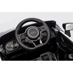 Audi R8 Policja na akumulator dla dzieci + Pilot + EVA + Wolny Start + MP3 LED