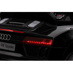 Audi R8 Policja na akumulator dla dzieci + Pilot + EVA + Wolny Start + MP3 LED