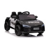 Audi R8 Policja na akumulator dla dzieci + Pilot + EVA + Wolny Start + MP3 LED