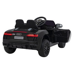 Audi R8 Policja na akumulator dla dzieci + Pilot + EVA + Wolny Start + MP3 LED