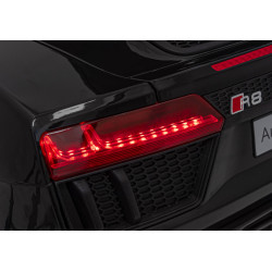 Audi R8 Policja na akumulator dla dzieci + Pilot + EVA + Wolny Start + MP3 LED