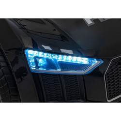 Audi R8 Policja na akumulator dla dzieci + Pilot + EVA + Wolny Start + MP3 LED