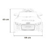 Audi R8 Policja na akumulator dla dzieci + Pilot + EVA + Wolny Start + MP3 LED