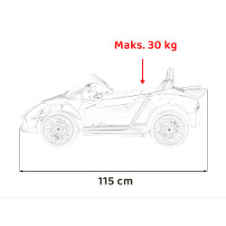 Pojazd Lamborghini Invencible Różowy