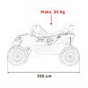 Pojazd Buggy ATV Defend 4x4 Fioletowy Licencja KUROMI