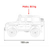 Pojazd Mercedes Benz G63 AMG XXL STRONG Czerwony