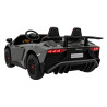 Auto Lamborghini Aventador SV na akumulator dla 2 dzieci Szary + Pilot 2,4 GHz + Pianka EVA + Audio LED