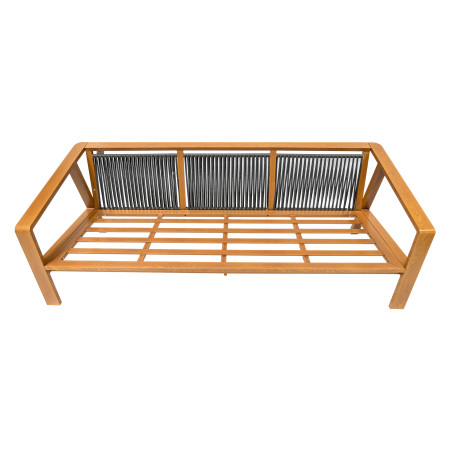 Meble Ogrodowe Aluminiowe Dwie Sofy + Fotel + Stolik