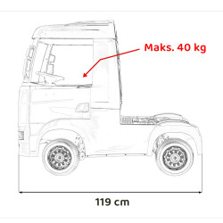 Pojazd Scania R-SERIE Różowy