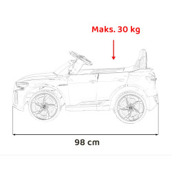 Pojazd Audi SQ8 Żółty