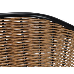 Duży Zestaw Mebli Ogrodowych Aluminiowe Sofa + Dwa Fotele + Stolik