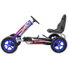 Gokart Full Ahead AIR na pedały dla dzieci 3+ Niebieski + Regulacja siedziska + Pompowane koła + Hamulec ręczny