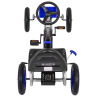 Gokart Full Ahead AIR na pedały dla dzieci 3+ Niebieski + Regulacja siedziska + Pompowane koła + Hamulec ręczny