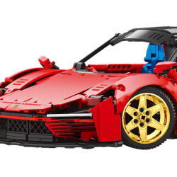 Zestaw Klocków Auto Sportowe Czerwone 1958el.