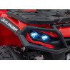 Quad Can Am Outlander ATV z Pilotem Czerwony