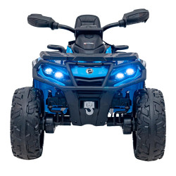 Quad Can Am Outlander ATV z Pilotem Niebieski