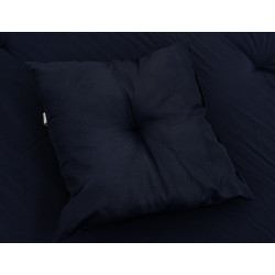 Huśtawka Ogrodowa Siedzisko Textylina 2x1 Granatowa