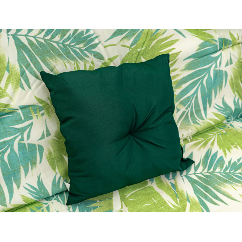 Huśtawka Ogrodowa Siedzisko Textylina 2x1 Wzór Liście Palmy