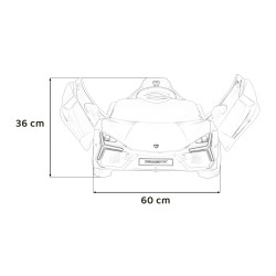 Pojazd Lamborghini Revuelto Szary