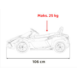 Pojazd Lamborghini Revuelto Pomarańczowy