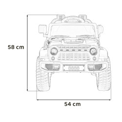 Pojazd Off Road MOUNTAIN Zielony