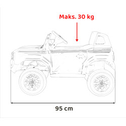 Pojazd Toyota Land Cruiser PRADO Biały
