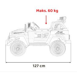 Pojazd Off Road MONSTER Zielony