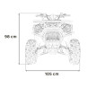 Pojazd Quad Spalinowy 120CC DISCOVERER Czerwony