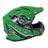 Kask Motocyklowy Enduro Zielony S