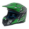 Kask Motocyklowy Enduro Zielony M