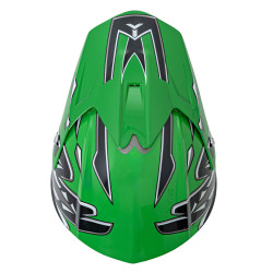 Kask Motocyklowy Enduro Zielony M