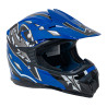 Kask Motocyklowy Enduro Niebieski S