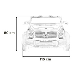 Pojazd Mercedes Benz MAYBACH G650 STRONG Czarny