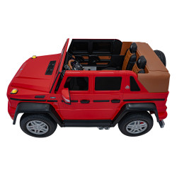 Pojazd Mercedes Benz MAYBACH G650 STRONG Czerwony