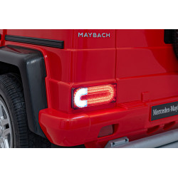 Pojazd Mercedes Benz MAYBACH G650 STRONG Czerwony