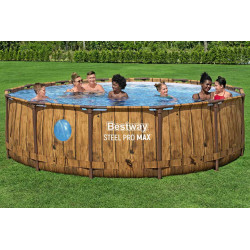 Basen Stelażowy 14FT 427x107cm Steel PRO MAX BESTWAY