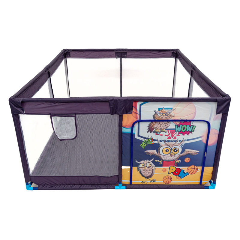 Miękki Kojec Dla Dzieci Prostokąt Sportowa Sowa