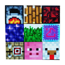 Klocki Magnetyczne Minecraft 128 szt. – Polana i Zatoczka | Zabawkolandia24