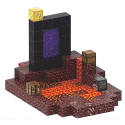 Klocki Magnetyczne Minecraft 128 szt. – Portal Nether | Zabawkolandia24