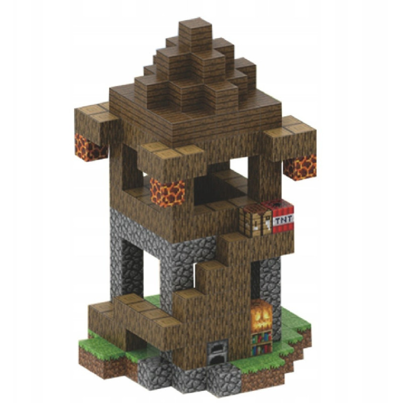 Klocki Magnetyczne Minecraft 224 szt. – Wieża Obserwacyjna – T060