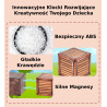 Klocki Magnetyczne Minecraft Sześciany 104 szt. – Portal | Zabawkolandia24