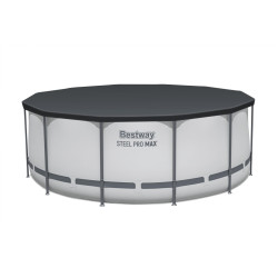 Basen stelażowy Steel Pro MAX 366x122 12FT BESTWAY 5w1 + Drabinka + Pokrywa + Pompa Filtr