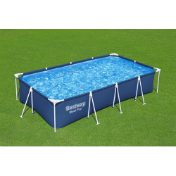 Basen Stelażowy Family Steel Pro 400x211x81 BESTWAY + Zestaw naprawczy