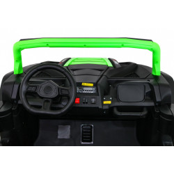 Buggy ATV Racing dla 2 dzieci Zielony + Napęd 4x4 + Pilot + Wolny Start + MP3 LED