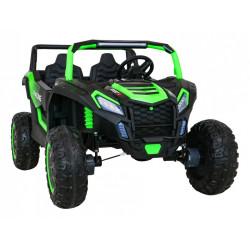 Buggy ATV Racing dla 2 dzieci Zielony + Napęd 4x4 + Pilot + Wolny Start + MP3 LED
